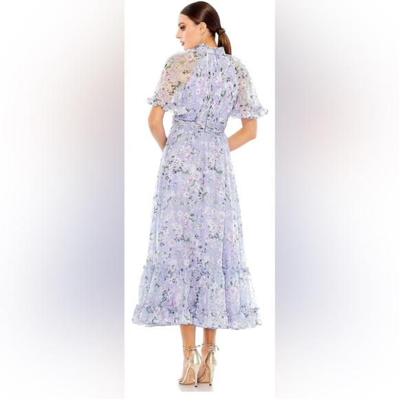 NWT IEENA for Mac Duggal Dress Floral Lavender Size 12 - Picture 2 of 12